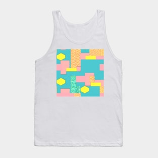 Easter 80s Style Abstract Pattern (MD23ETR006) Tank Top